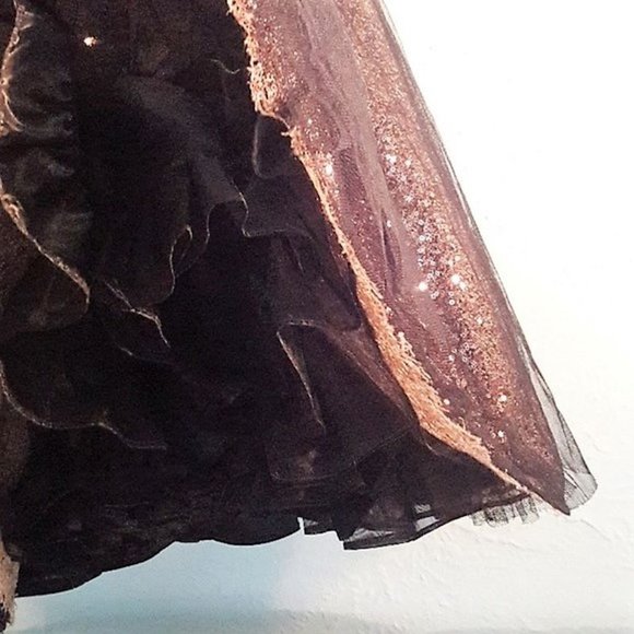 BYRON LARS sequined swing dress, sz 8, stunning - Picture 8 of 10